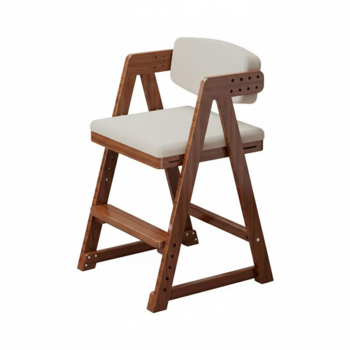 Adjustable Wooden Desk Chair Easy to Clean Material Adjustable Desk Chair