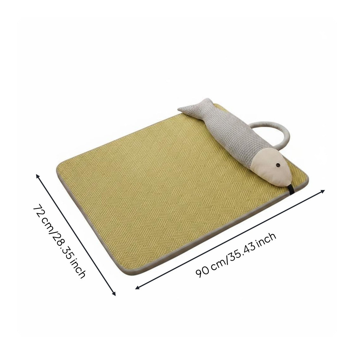 Dog Cooling Bed Fuzz-Resistant Cleanable Pet Sleeping Pad Removable Cover