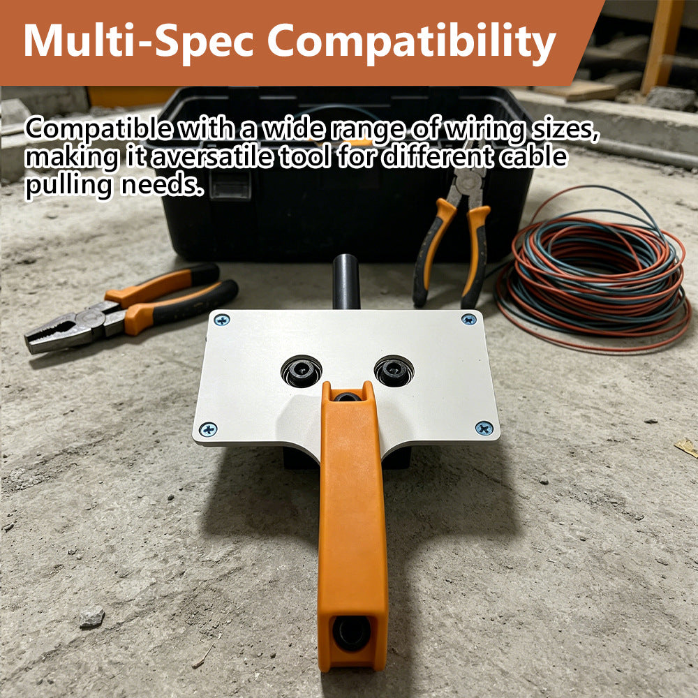 Multifunctional Cable Puller with Orange/Black Handle for Electrical Wiring