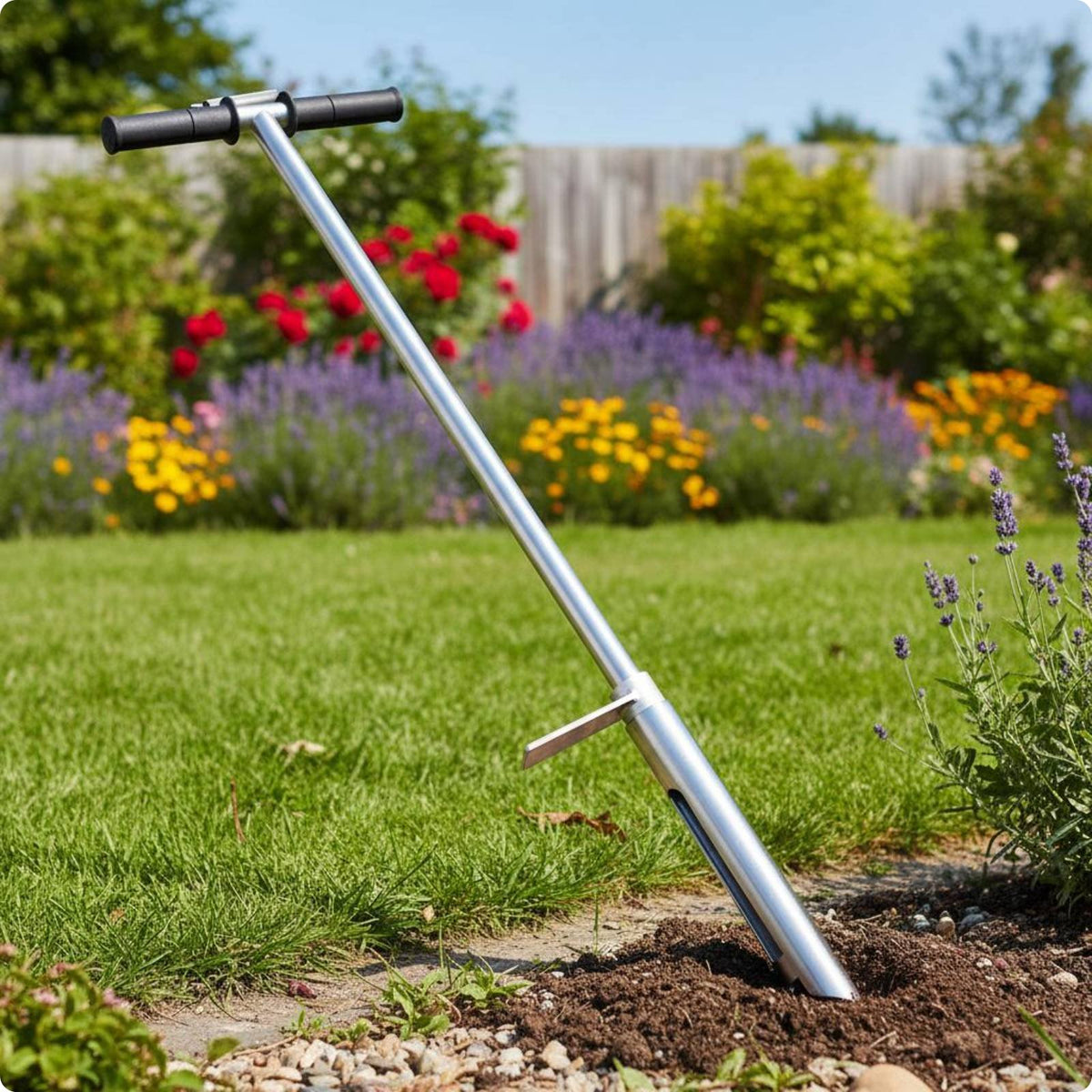 T Handle Soil Sampler Heavy Duty Soil Sampling Tool Easy to Clean