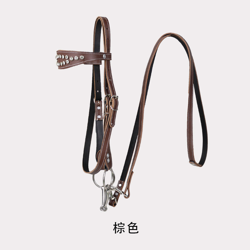 Large / Rhinestone Brown