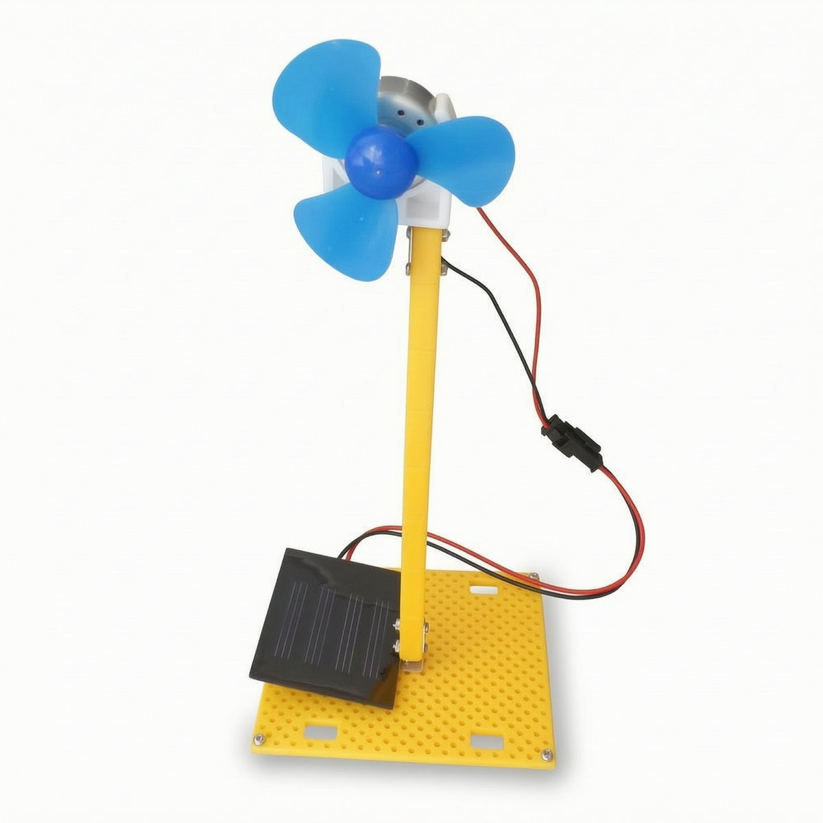School Project Solar Fan Model Educational Solar Propeller Model with Stand STEM DIY Fan Kit Hands-on for Students, Kids, Hobbyists, Classroom, Home Learning