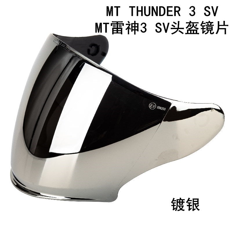 MT-V-19 Helmet Visor for MT Thunder 3 SV JET Helmet, CE Certified