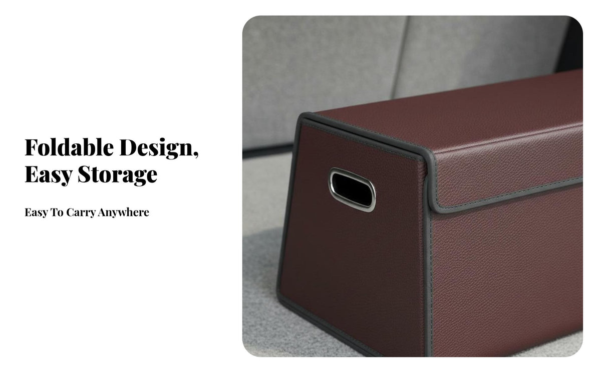 Compartmentalized Design Collapsible Trunk Organizer Large Capacity Collapsible Multi-Compartment Box Portable Car Storage Sturdy for SUV Owners, Families, Travelers, Grocery Shopping, Road Trips, Camping