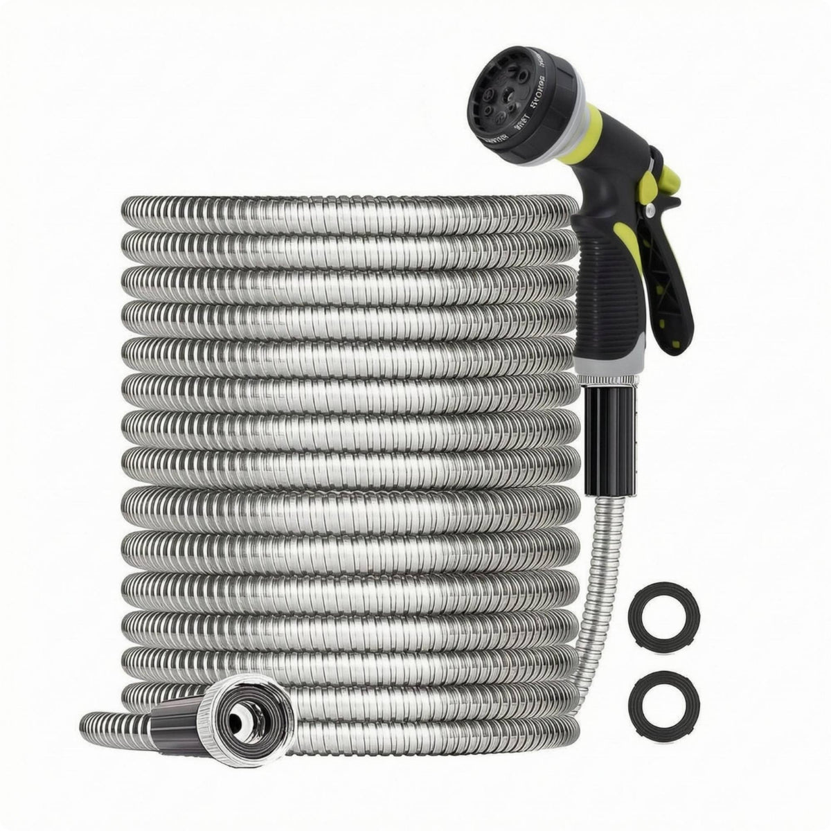 Stainless Steel Garden Hose Long-Lasting Watering Tool Weatherproof