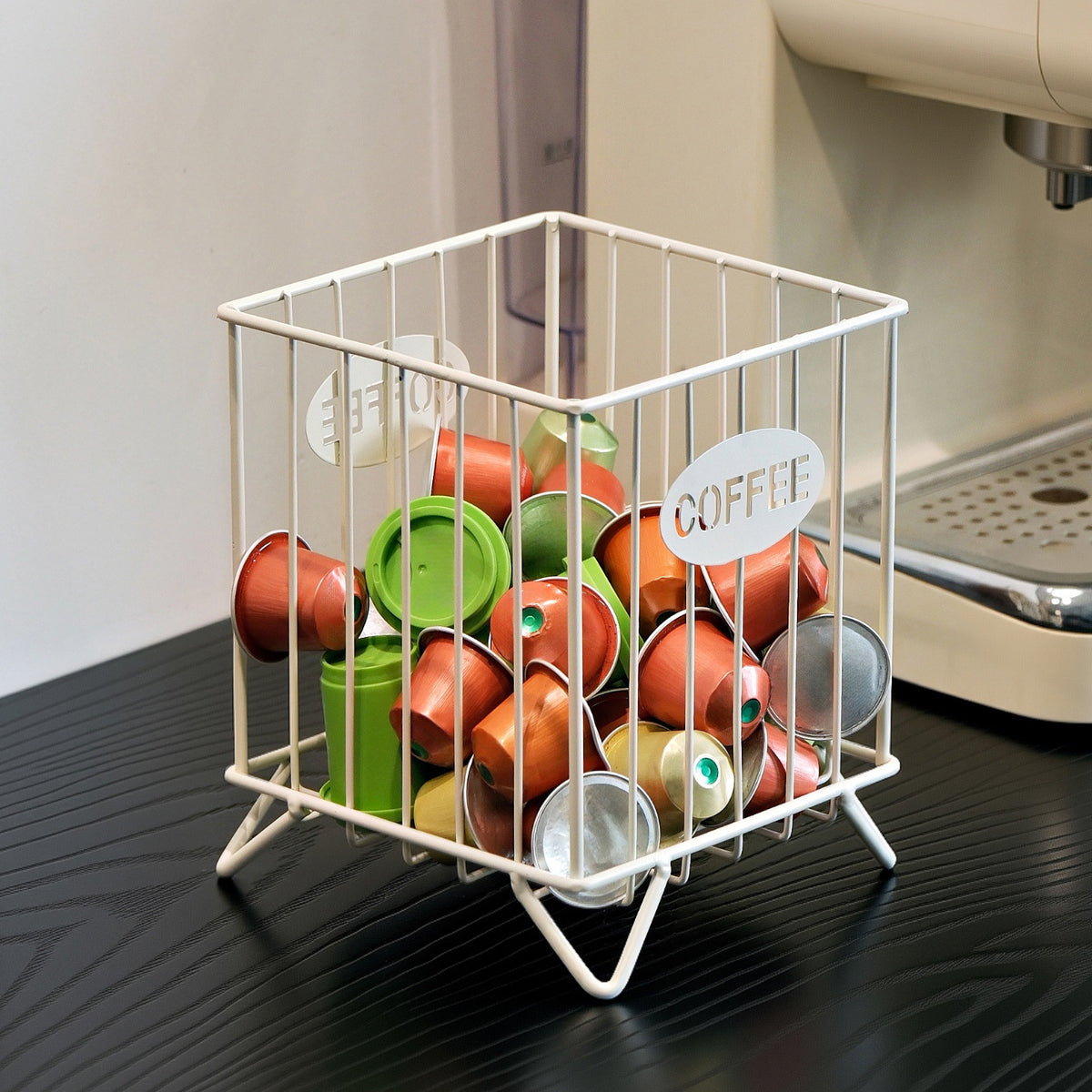 Cross-Border Hot Coffee Capsule Storage Basket Fruit Basket Snack Candy Storage Box Tabletop Coffee Table Decoration