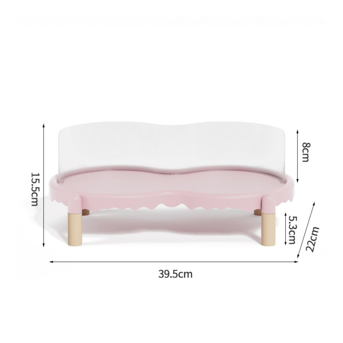 Elevated Double Pet Bowl Reduces Neck Strain Ceramic Feline Food Bowls