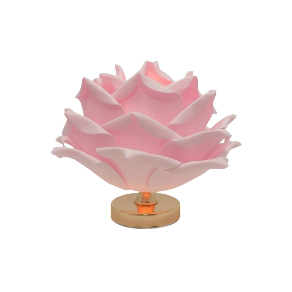 Decorative Lotus Flower Table Lamp Ambient Flower Table Lamp Warm Light Soft for Bedroom, Nightstand, Dorm Room, Reading Corner
