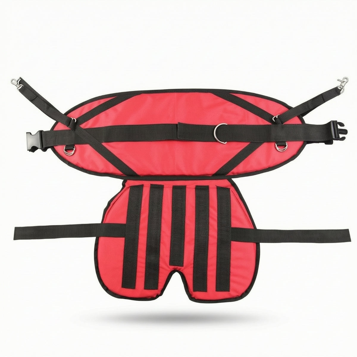 Fishing Waist Belt with Seat Cushion Adjustable Fishing Fight Belt with Rod Holder Heavy-Duty Waist Rod Support Holder for Fishermen