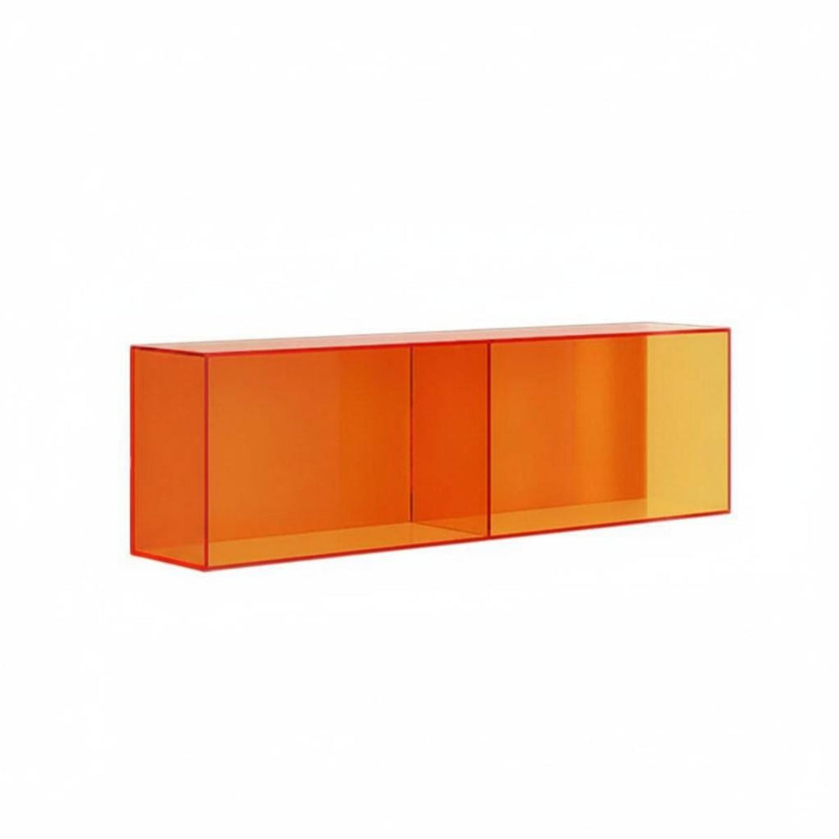 Clear Acrylic Book Ledge Shielding Front Lip Transparent Wall Cubby Heavy Duty