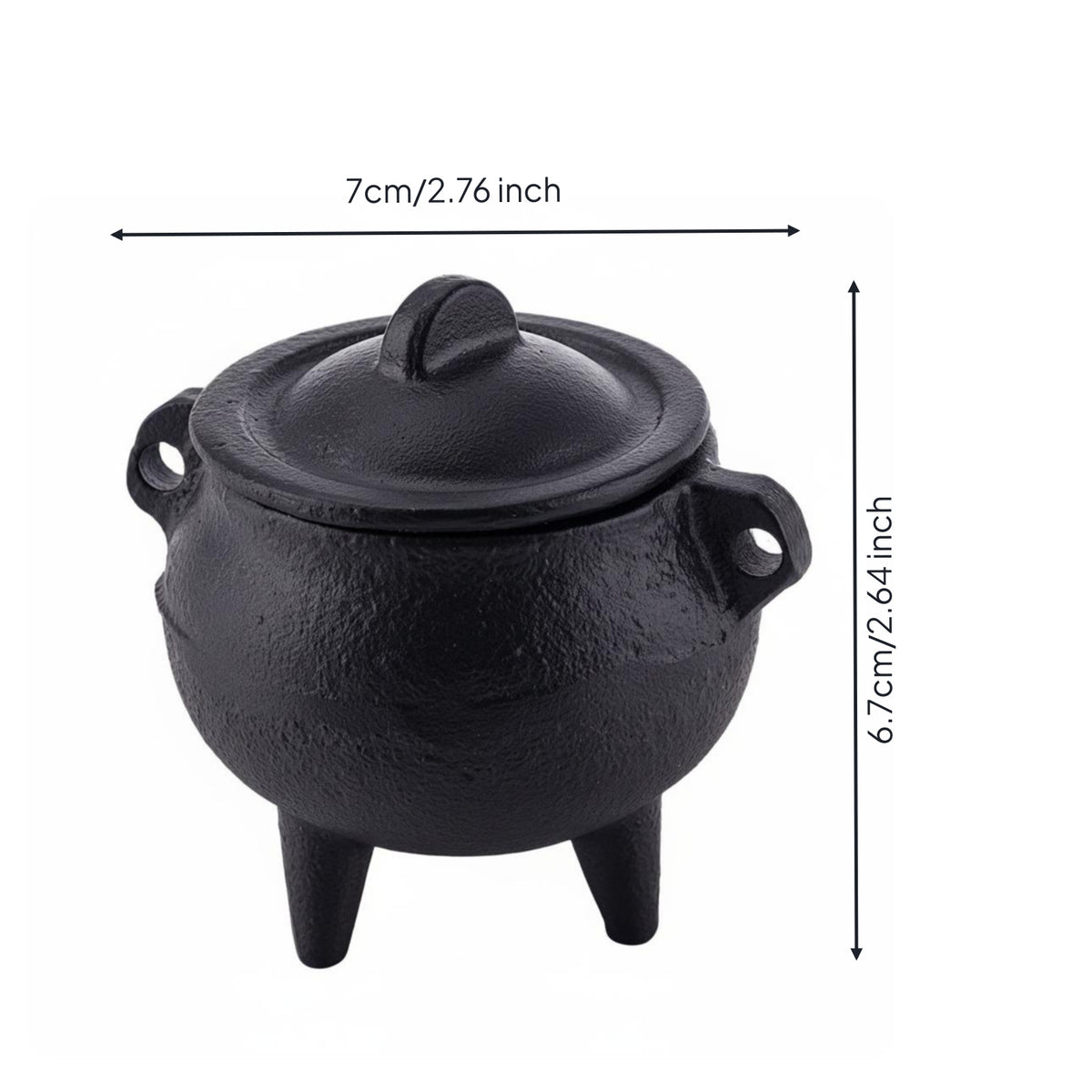 Cast Iron Scent Vessel Multifunctional Cast Iron Scented Bowl Easy to Clean Home Decor for Meditation