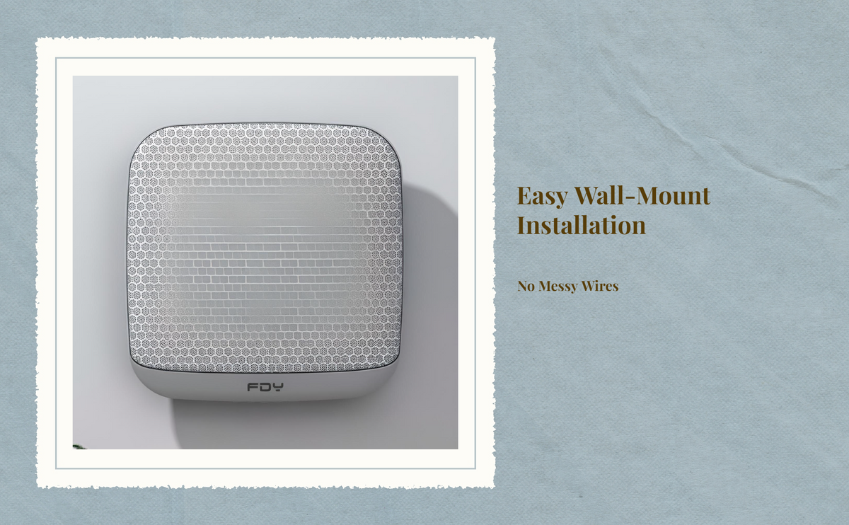 Wall Mount Stereo Speaker, Easy Install