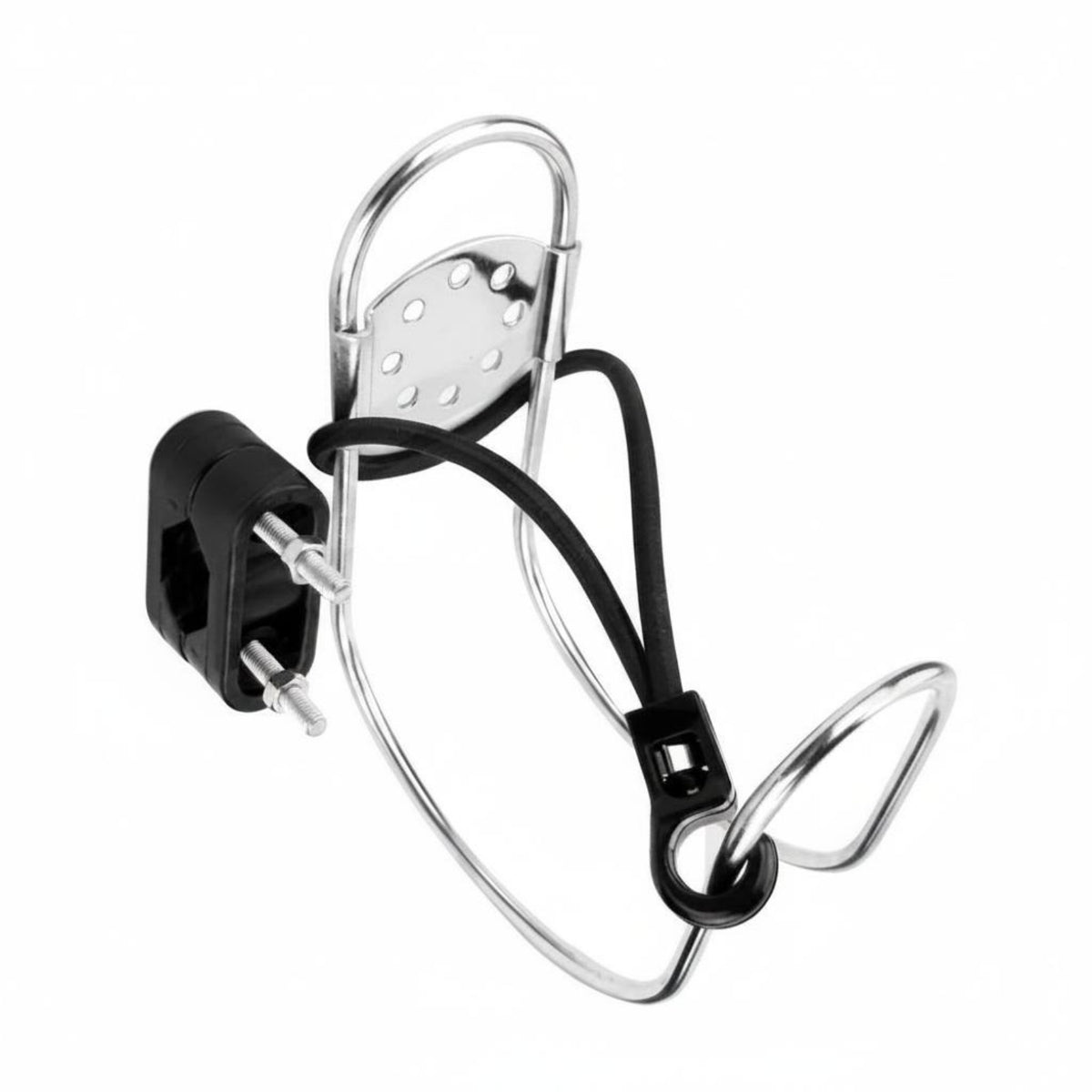 Boat Mount Life Preserver Rack Polished Finish Stainless Steel Life Buoy Holder