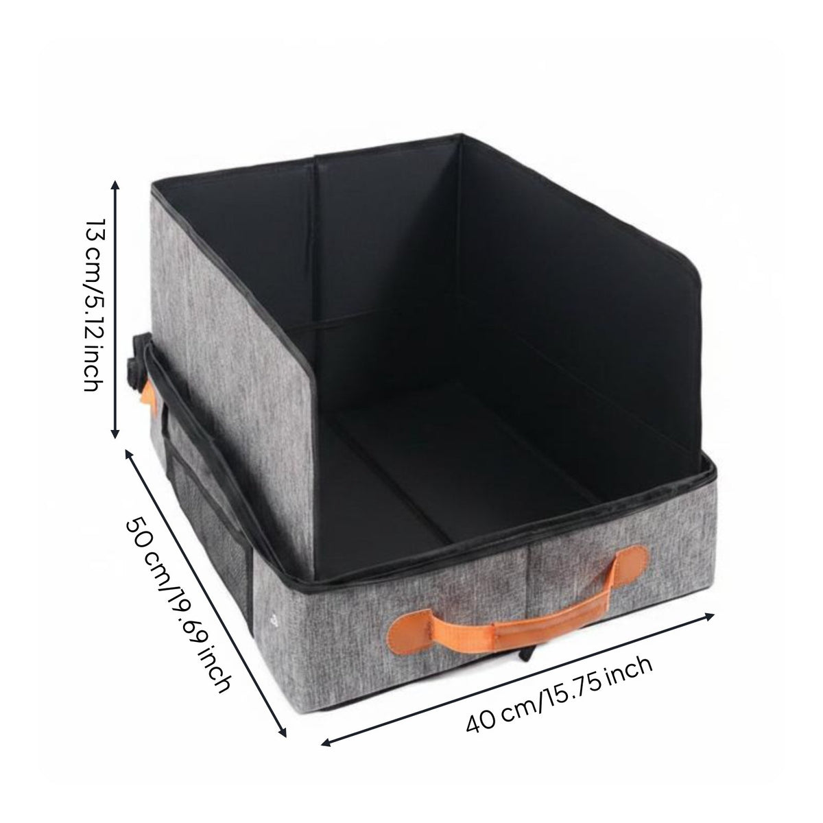 Foldable Feline Litter Box Collapsible Pet Supplies Leak-Resistant for Camping
