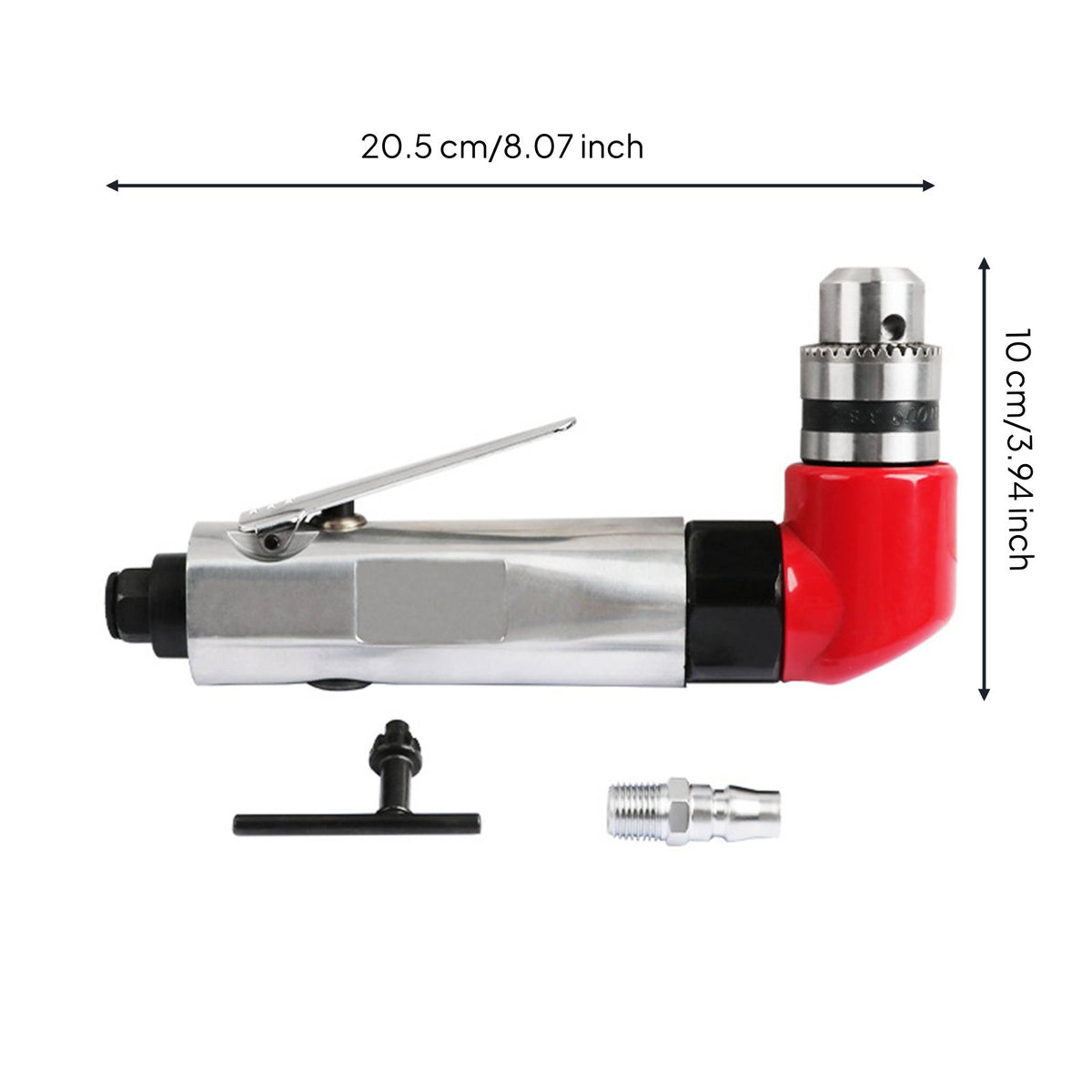 3/8 Inch 90-Degree Angle Tool Air Multi-Material Drilling Power Tool