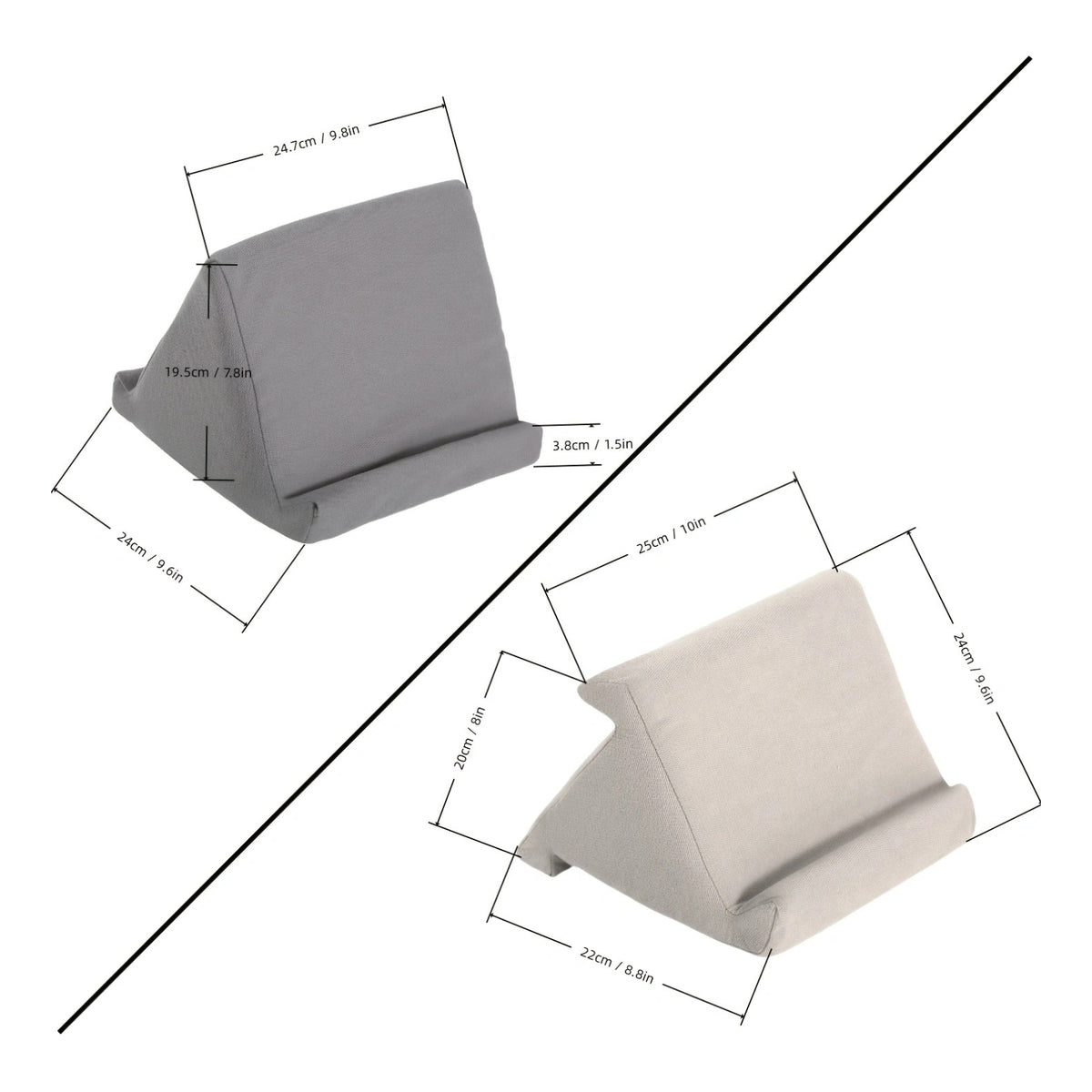 Tablet Stand Pillow Solid Color Tablet Pillow Stand Portable for Reading