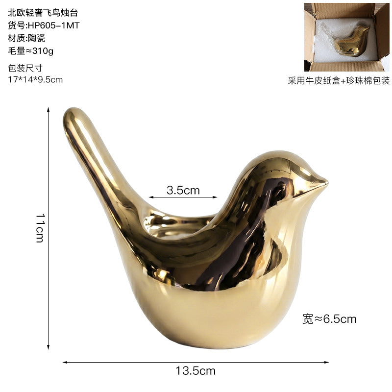 Gold / Straight Head Bird