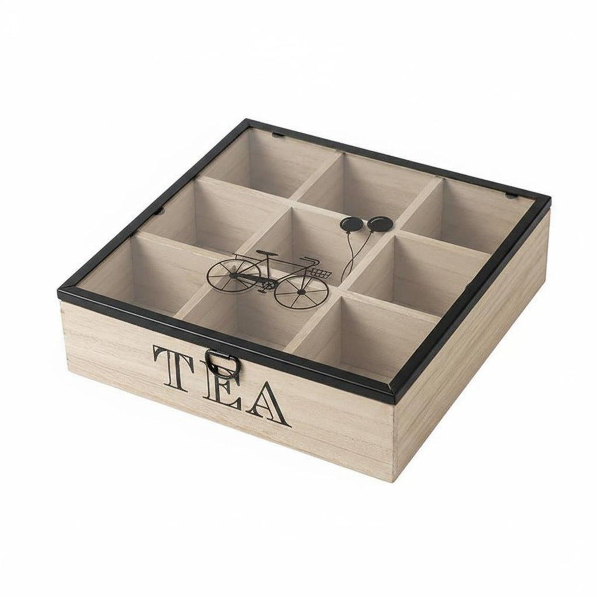 Tea Storage Box Woodwork Finish Wooden Tea Box Decorative Home Decor for Living Room