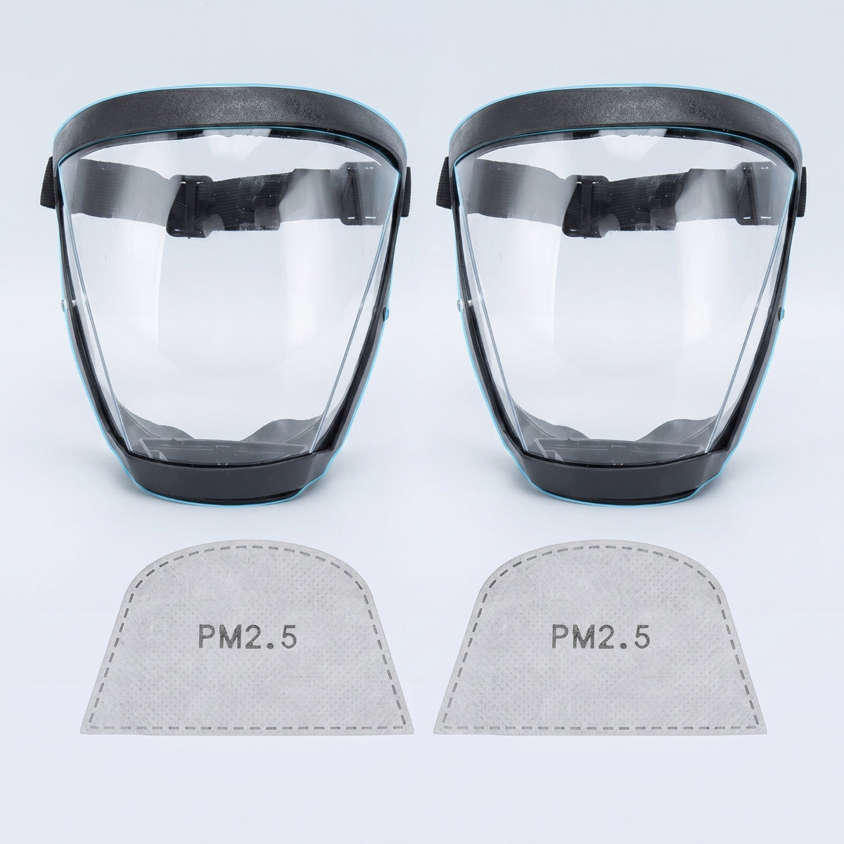 2 Pieces Face Shields Transparent Clear Guarding Protector Dustproof Eyewear for Craftspeople, Workshop, Carpentry