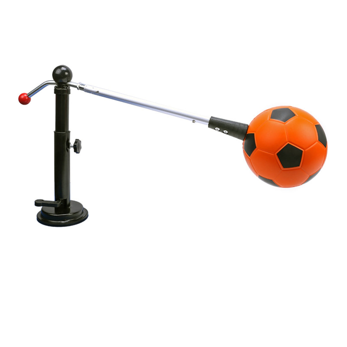 Indoor Soccer Training Device with Suction Cup Height-Adjustable Football Training Aid with Suction Cup Portable for Beginners, Kids, Home, Living Room