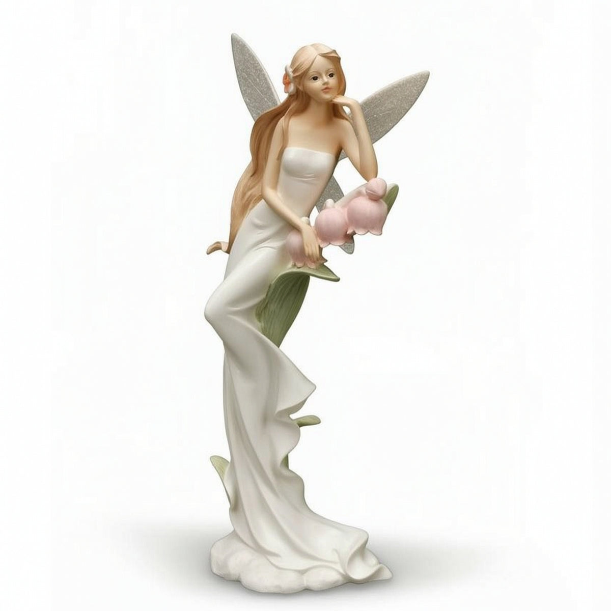 Fairy Figurine with Wings Lightweight Fairy Statue with Wings Compact for Garden