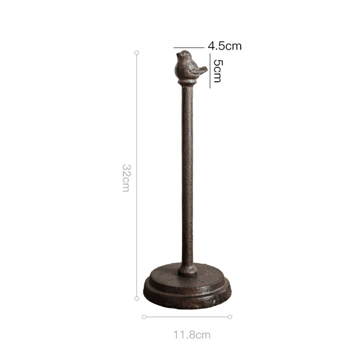 Dinosaur Paper Towel Holder Creative Design for Countertop, Bathroom