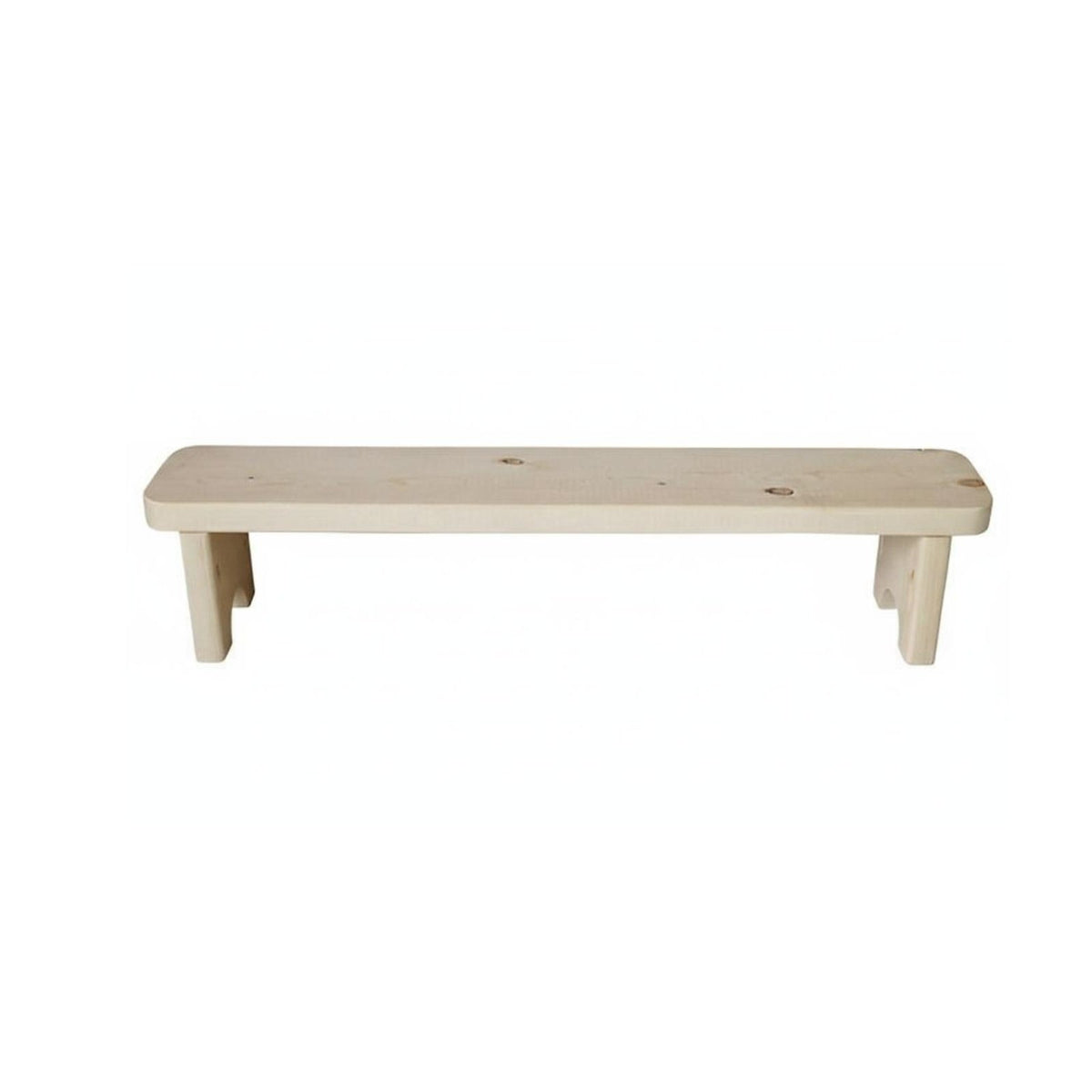 Small Wooden Pedestal sturdy Wood Low Wooden Bench Rustic and aesthetic for Living Room