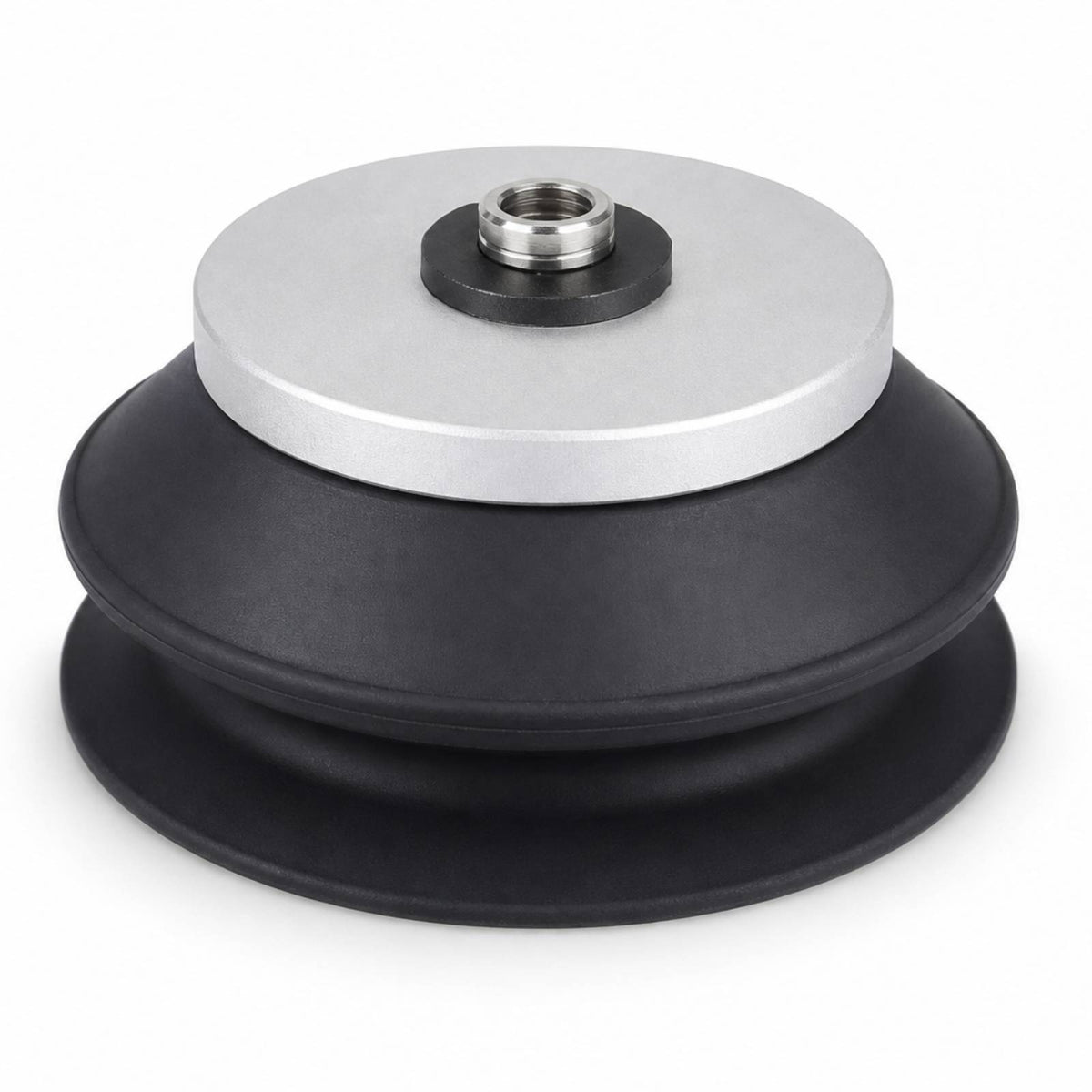 Suction Cup with Metal Plate Industrial Bellows Suction Cup Two-Tone Durable for Automation, Material Handling