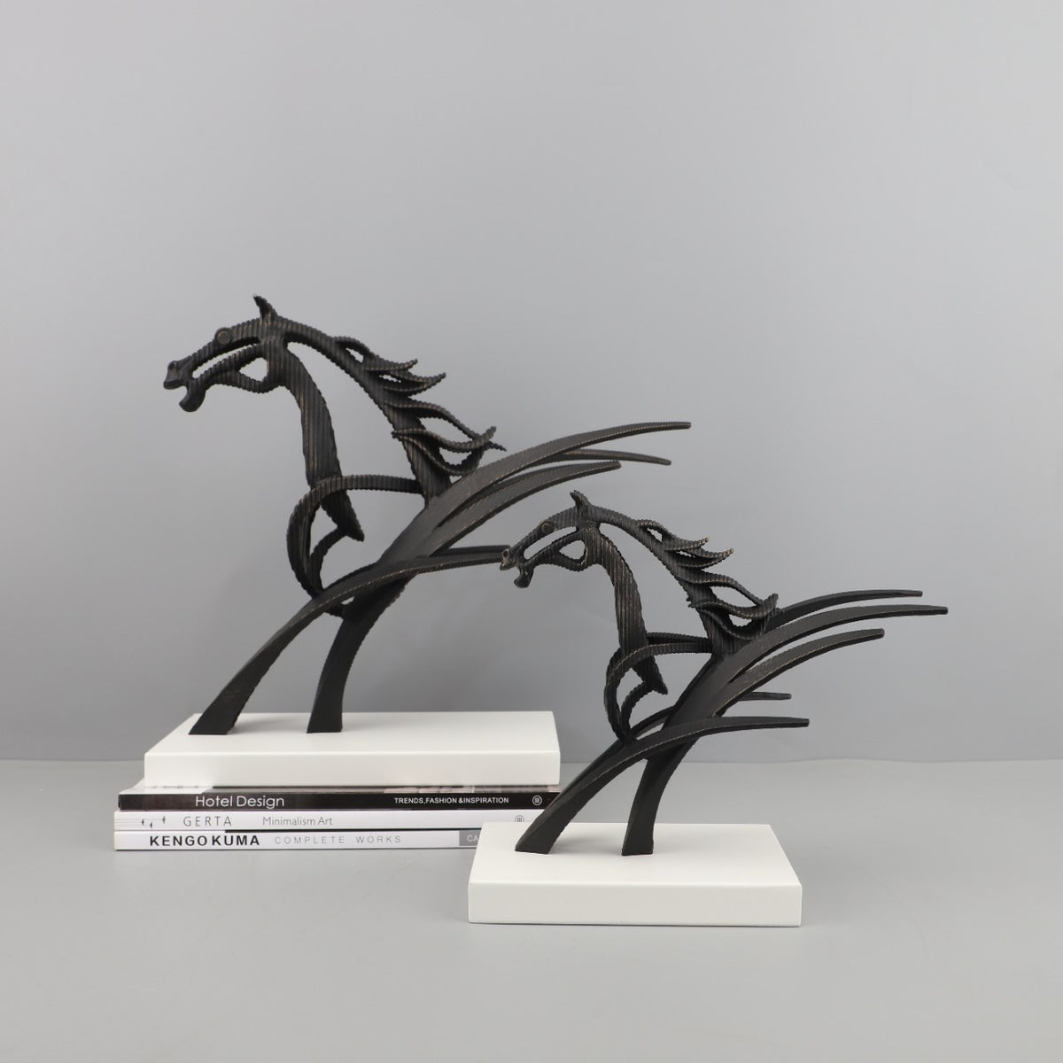 Modern Minimalist Metal Horse Sculpture Decoration
