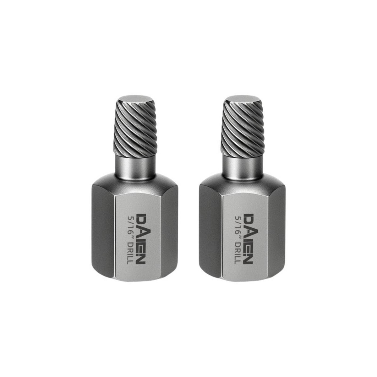 2 Pieces Extractor with Spiral Tip Long-Lasting Spiral Screw Extractor