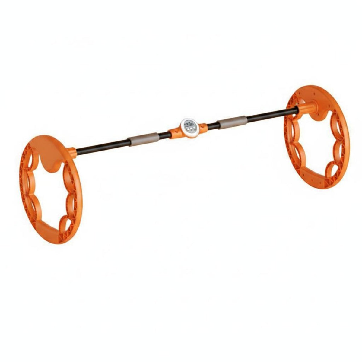 High-Frequency Vibration Multifunctional Calorie-Burning Reducing Roller Quiet Bearings Weighted Swing Stick Built-in Timer Vibrating Fitness Bar for Home, Gym