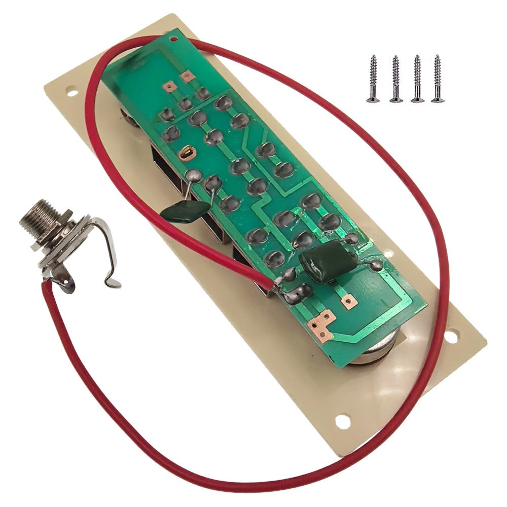 Electric Guitar Tone Switch Control Panel Pearl White Guitar Accessory