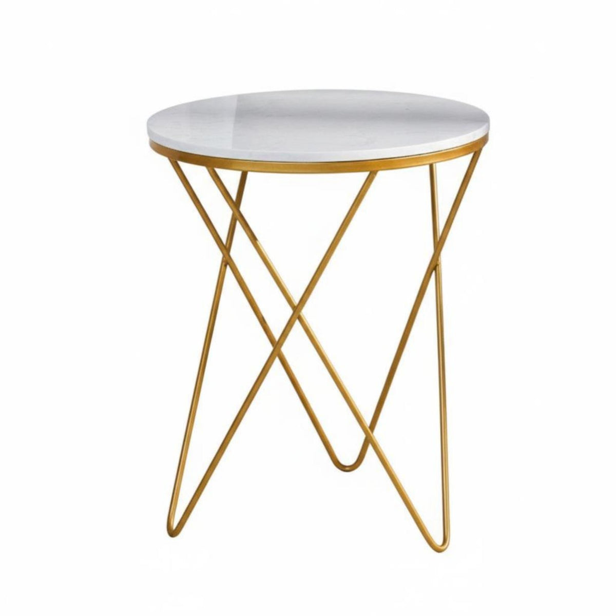 Scalloped Back Armchair Nordic Style Accent Chair Gold-Tone Frame Velvet Upholstery for Renters, Adults, Cafe, Boutique, Bedroom
