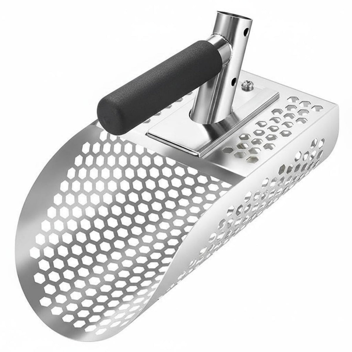 Long Handle Sand Scoop Rust-Proof Stainless Steel Beach Fast Sifting
