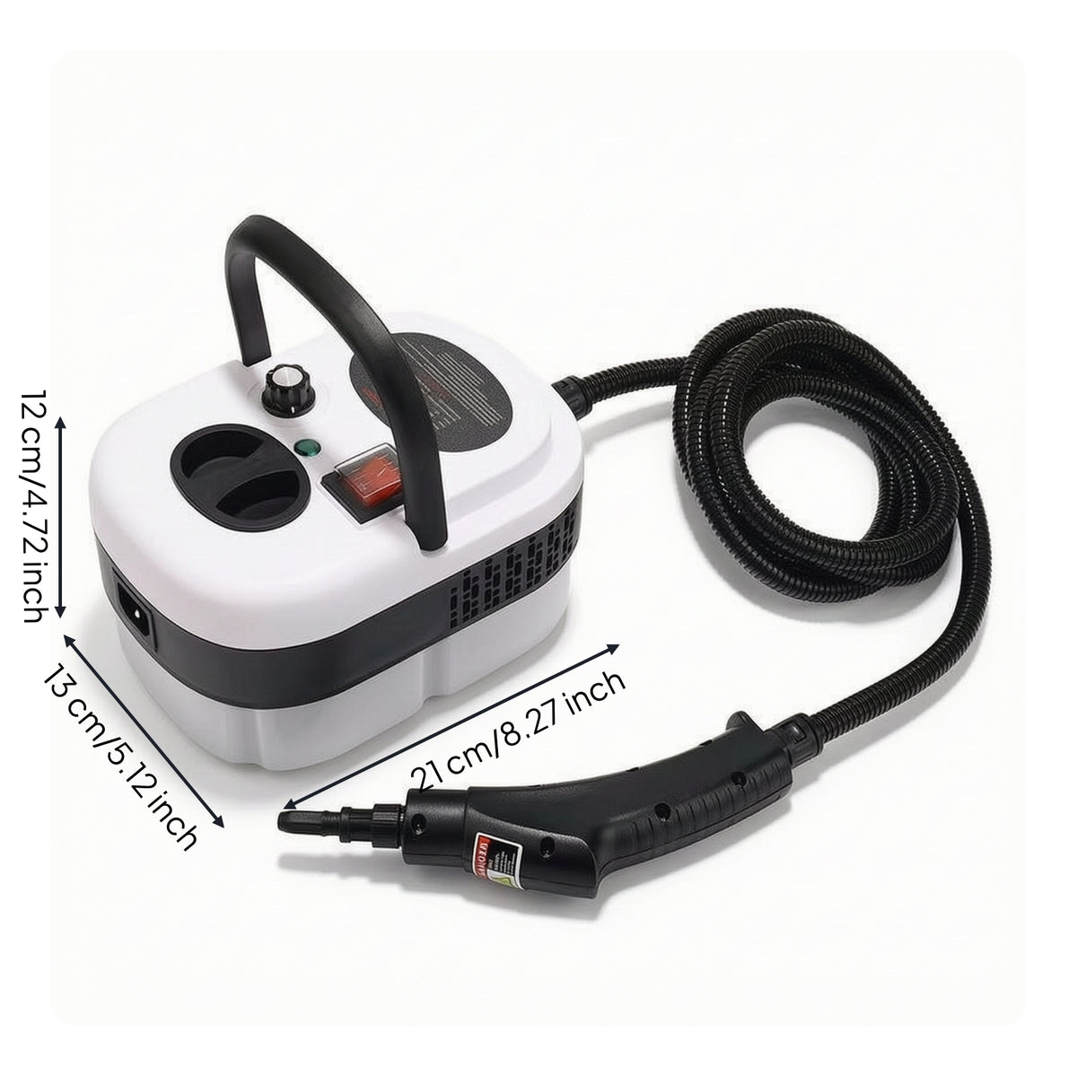 Handheld Steam Cleaner Compact Steam Cleaner with Hose Handheld Steamer Corded Portable Steamer Ergonomic for Home, Kitchen