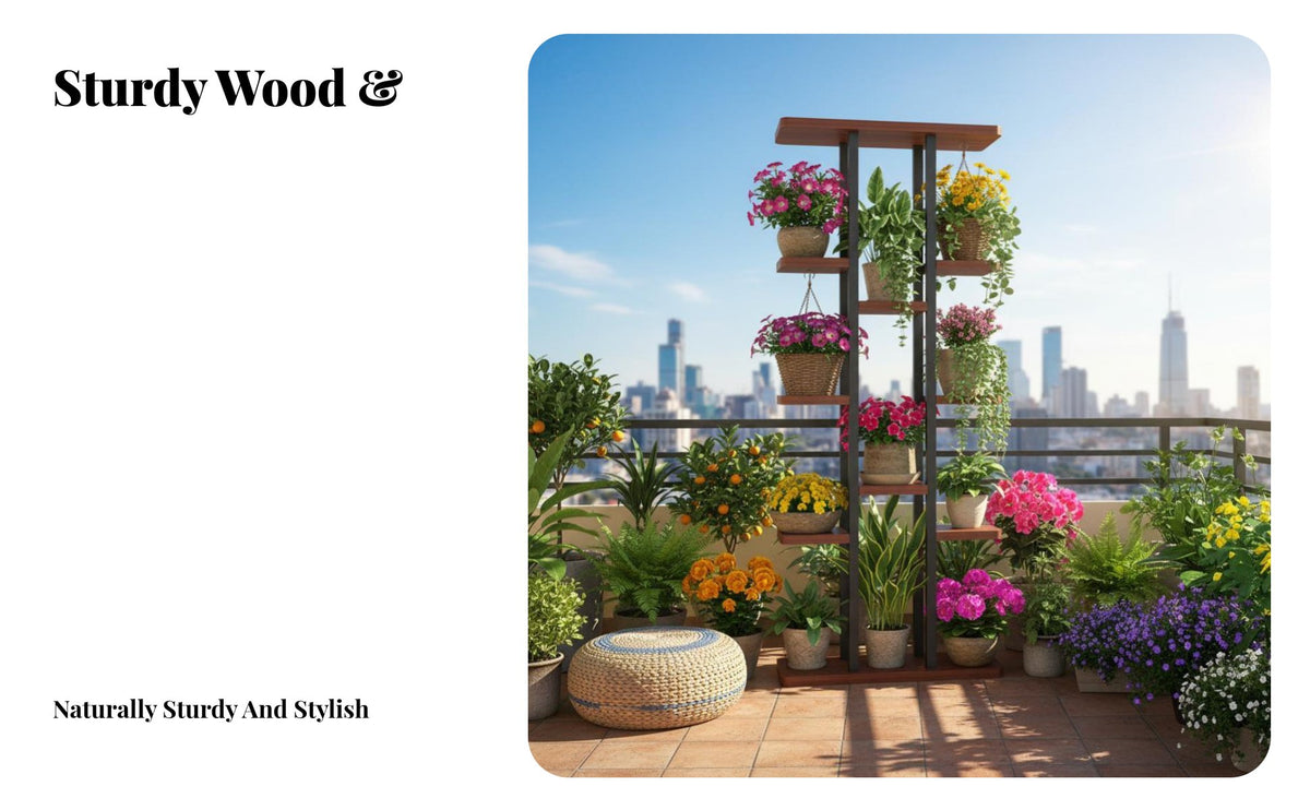 Multi-Tier Plant Stand Modern and aesthetic plant upright spaceSaving Home Furnishing for Indoor Gardeners, Apartment Dwellers, Balcony, Living Room, Bedroom