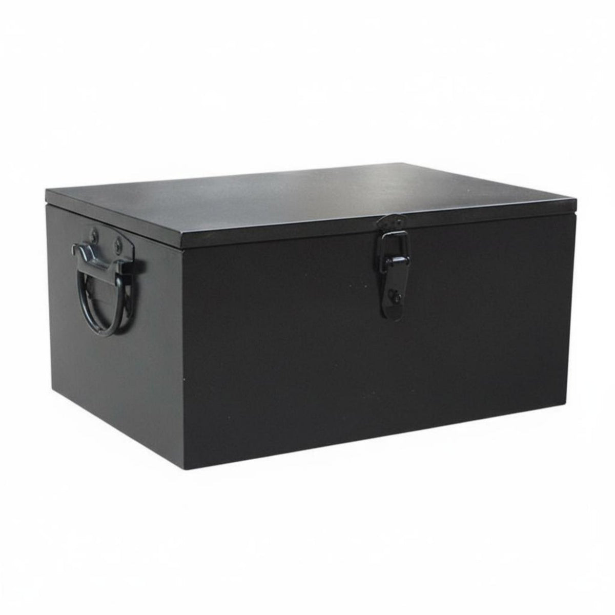 Multi-Purpose Metal Utility Box Large Capacity Toolbox Portable Storage Container Heavy-Duty for DIY Enthusiasts, Tradespeople, Garage, Workshop, Repair Shop, Job Site