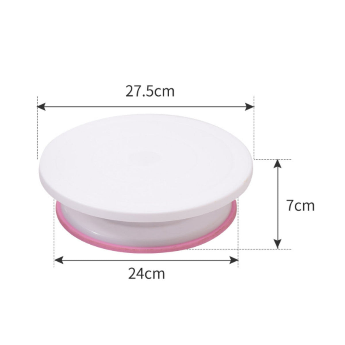 Cake Turntable Effortless Rotation Revolving Cake Stand DIY Tool for Bakery
