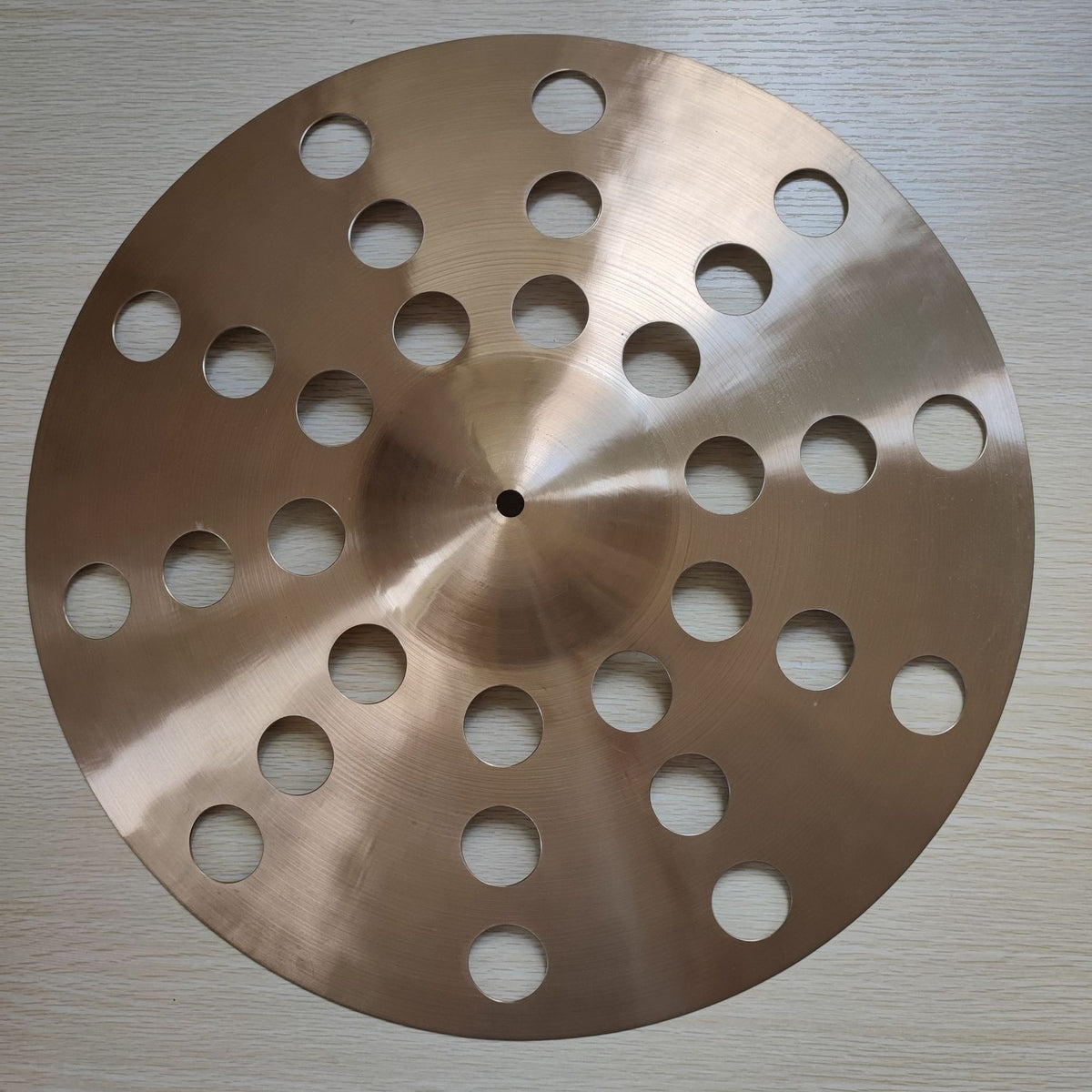 15.5/18/20 Inch Drum Set Jazz Drum Hole Cymbal Stack Effect Cymbal Handmade Cymbal Hi-Hat