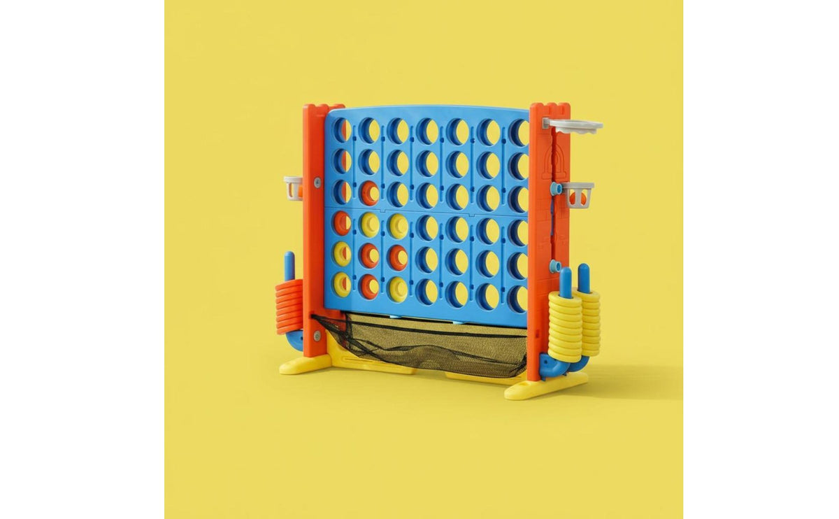 4 in a Row Game Educational Kids Four in a Row Toy Smooth Edges Score Four Game for Parents and Children, Families