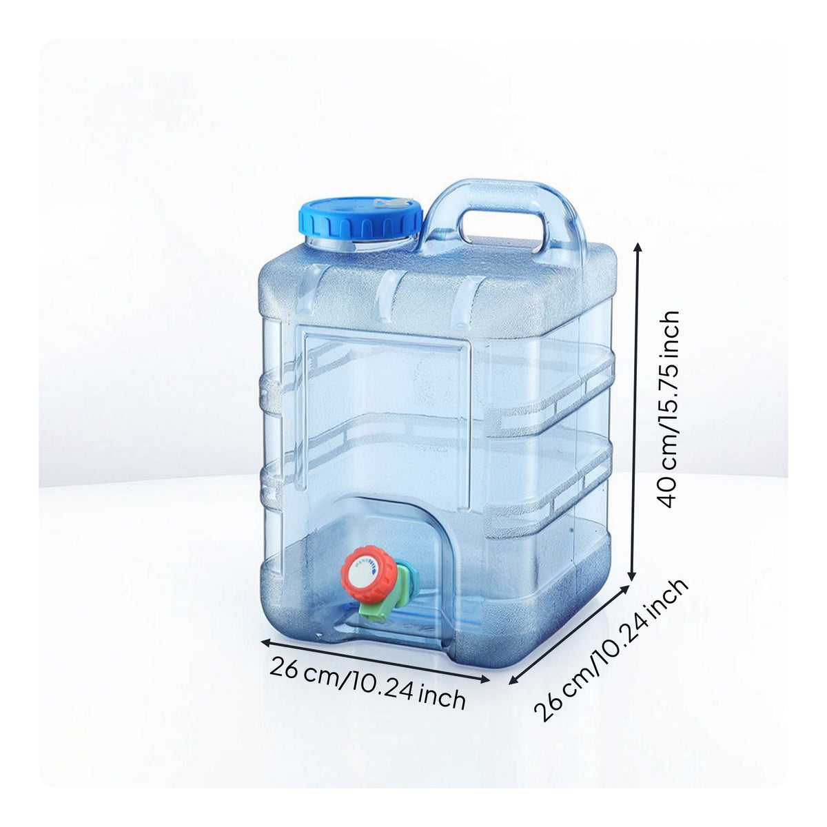 Water Jug with Spigot Leak Resistant Water Jug with Faucet Heavy Duty for Campers, Camping, Car Trips