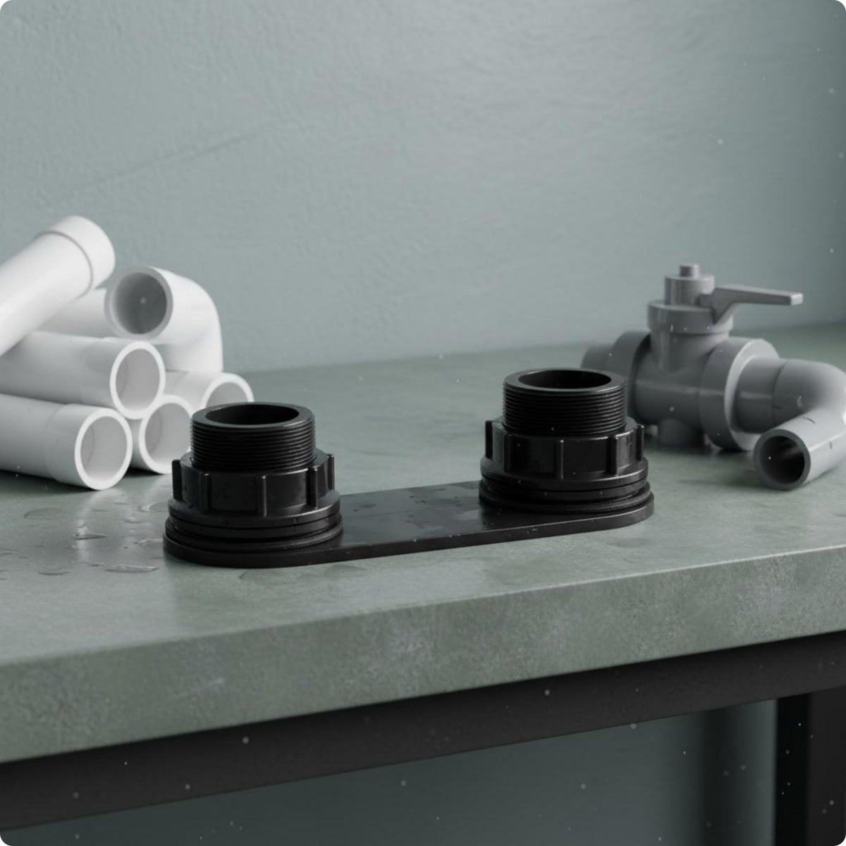 Side Outlet Fitting Threaded Connection Pool Sand Reservoir Connector Sturdy