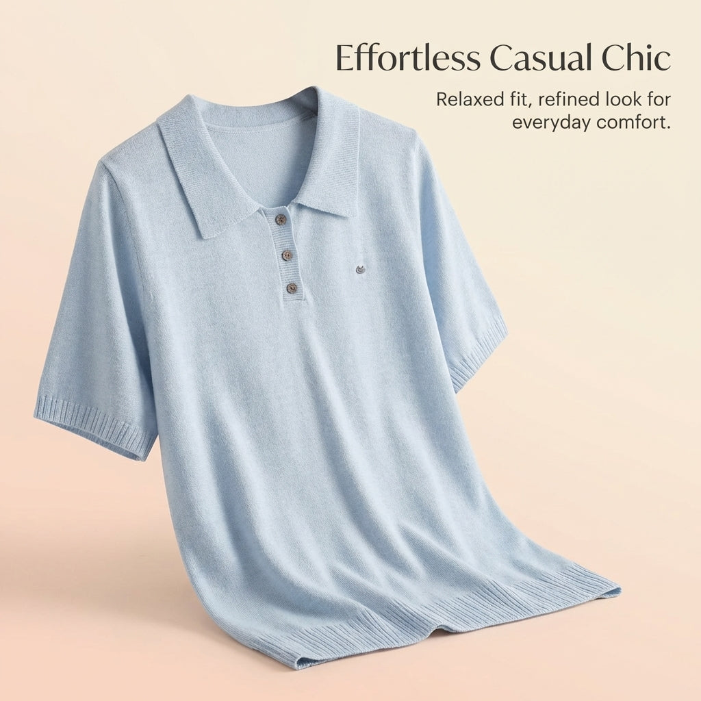 Ladies Extended Size Women Shirt with Ribbed Texture, Polyester Blend Golf Tops for Casual Wear, Short Sleeve Collared Design for Spring