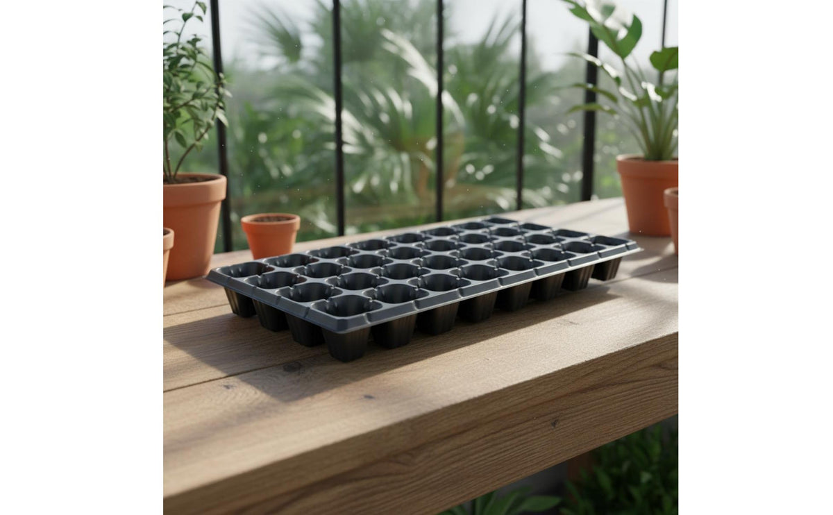 Tray With Drainage Holes cells Plug Tray Reusable Starter for Growers
