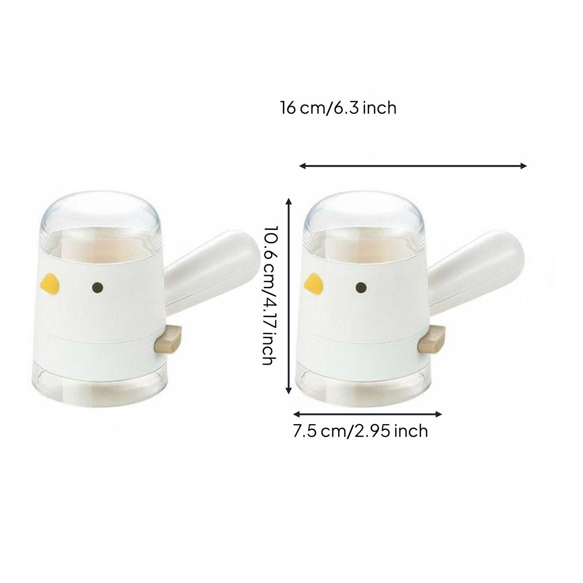 Moisture-Proof Press Type Seasoning Dispenser Precise Measurement Press-Type Seasoning Dispenser Single-Hand Operation for Elderly