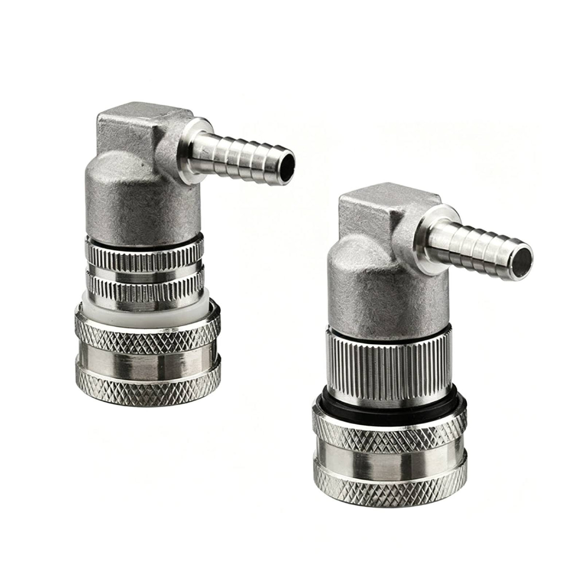 Ball Lock Disconnect with Elbow Leakproof Ball Lock Keg Fitting Easy to Install Keg Quick Disconnect for Household Fermentation