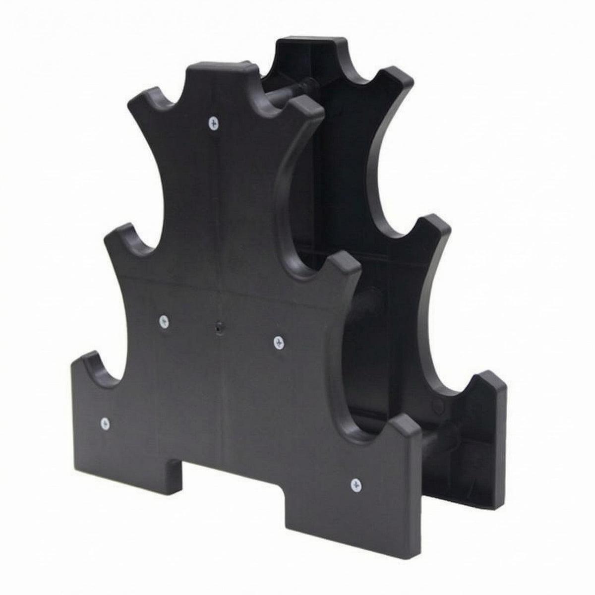 Tree Dumbbell Rack Multi-Compartment Dumbbell Storage Rack Organizer Holder Stand Compact