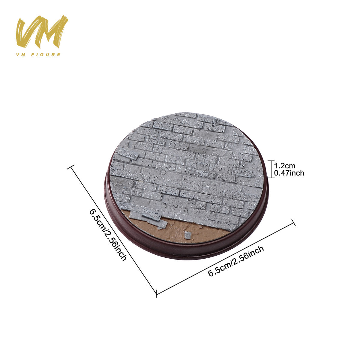 6CM Gray Brick