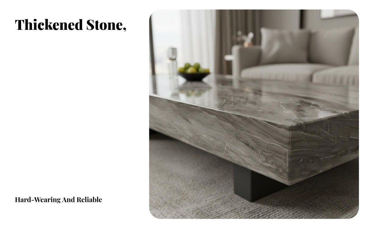Minimalist Design Sleek Coffee Table Scratch Resistant Sleek Table with Inset Tray Easy to Clean Living Room Furniture Spacious Surface for Home Decorators, Interior Designers, Apartment Dwellers, Lounge Area, Office