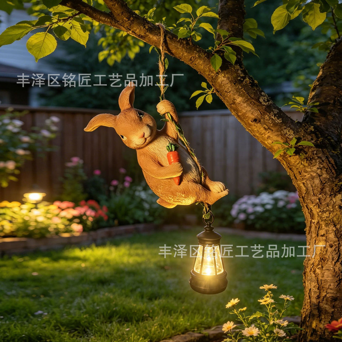 Animal-Shaped Solar-Powered Garden Hanging Decor